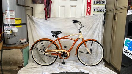 RALEIGH brand RETROGLIDE ONE edition single speed, coaster Brake beach cruiser, bicycle ready to ride