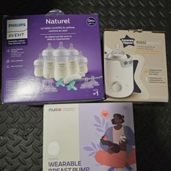 Combo Doble Breast Pump + Avent Natural Baby Bottles + Bottle Warmer