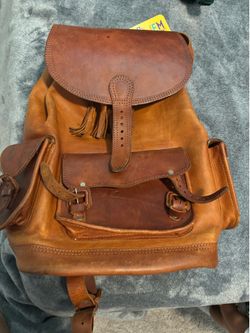 Leather work bag