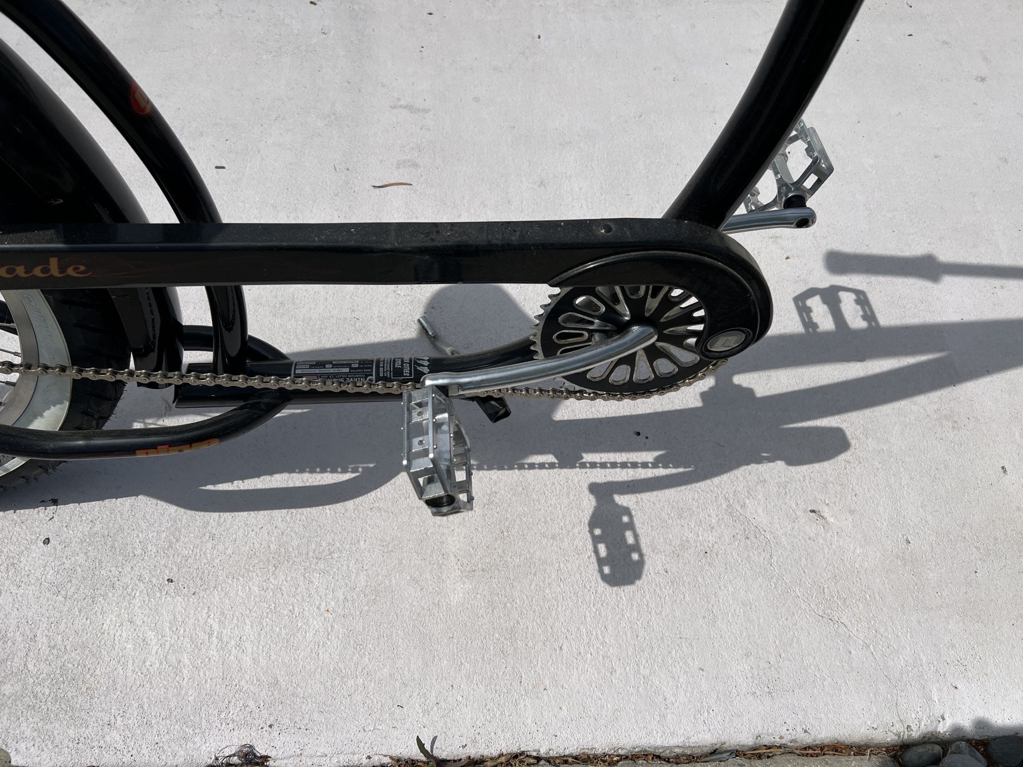 Custom Nirve Switchblade Beach Cruiser Chopper Bike for Sale in