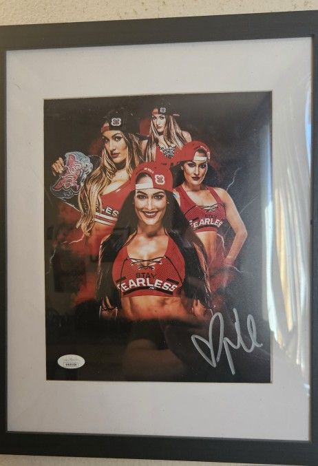 Certified WWE Wrestling Nikki Bella Signed