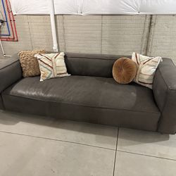 Arhaus Madrone Leather Sofa
