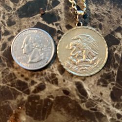 14k Chain And Pendant 