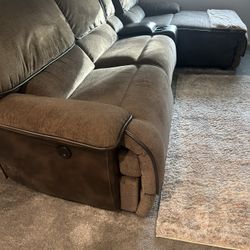 Theatre Sofa/electric recliner