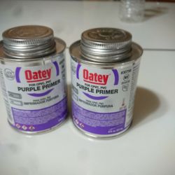 OATEY 30756 PURPLE PRIMER CLEANER 8OZ FOR PVC AND CPVC PIPE AND FITTINGS