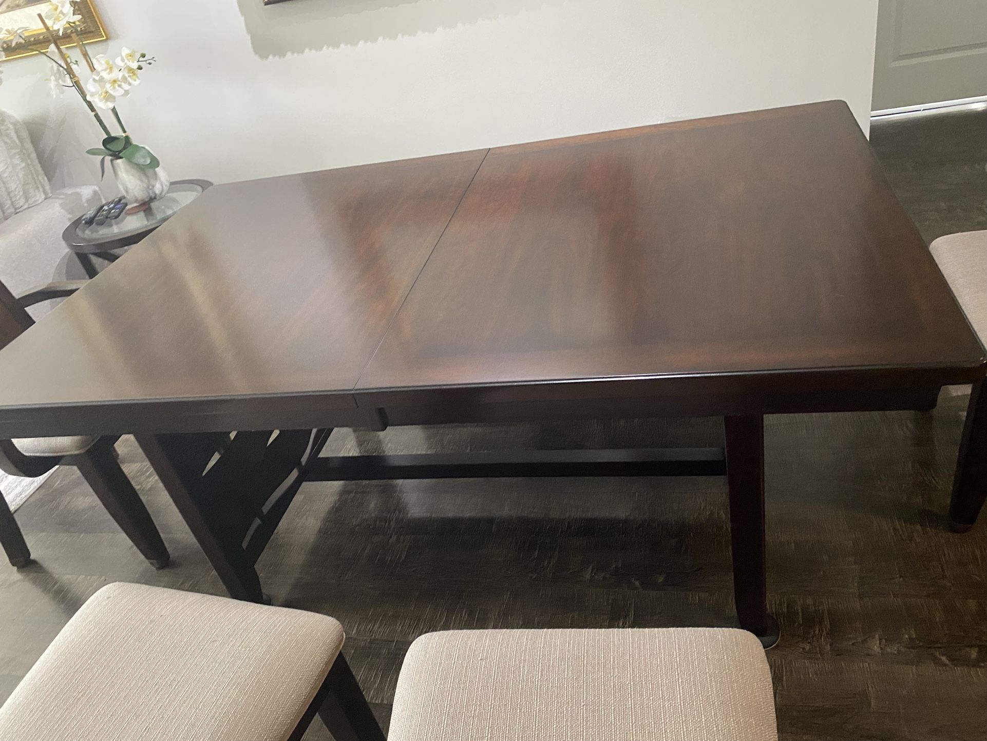 Cherry Wood Finish Dining Table Used
