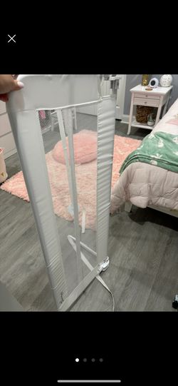 White Twin bed Guardrail