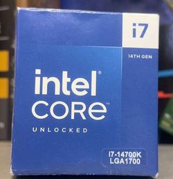 New sealed Intel 14th Gen Core i7-14700K LGA1700 3.4GHz 20-Core CPU
