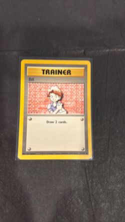 Pokémon Bill Trainer Card Base Set