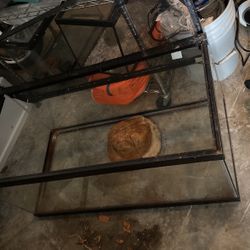 Snake Lizard Fish 40 Gallon Tank Retail $209 17 X 18 X 36 With Wire Top Retail $33 And Cave Retail $28