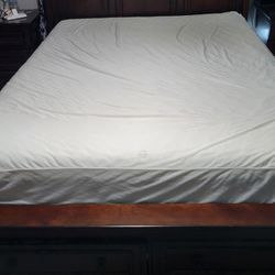 Queen Bed With Free Mattress 