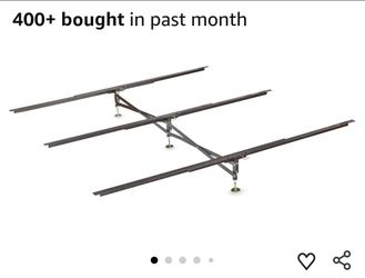 2801: New Glideaway X-Support Bed Frame Support System, GS-3 XS Model - 3 Cross Rails and 3 Legs - Strong Center Support Base for Full, Queen and King