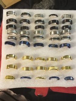 Men's Rings Lot
