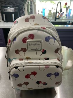 disney parks loungefly minnie mouse ears holder mini backpack