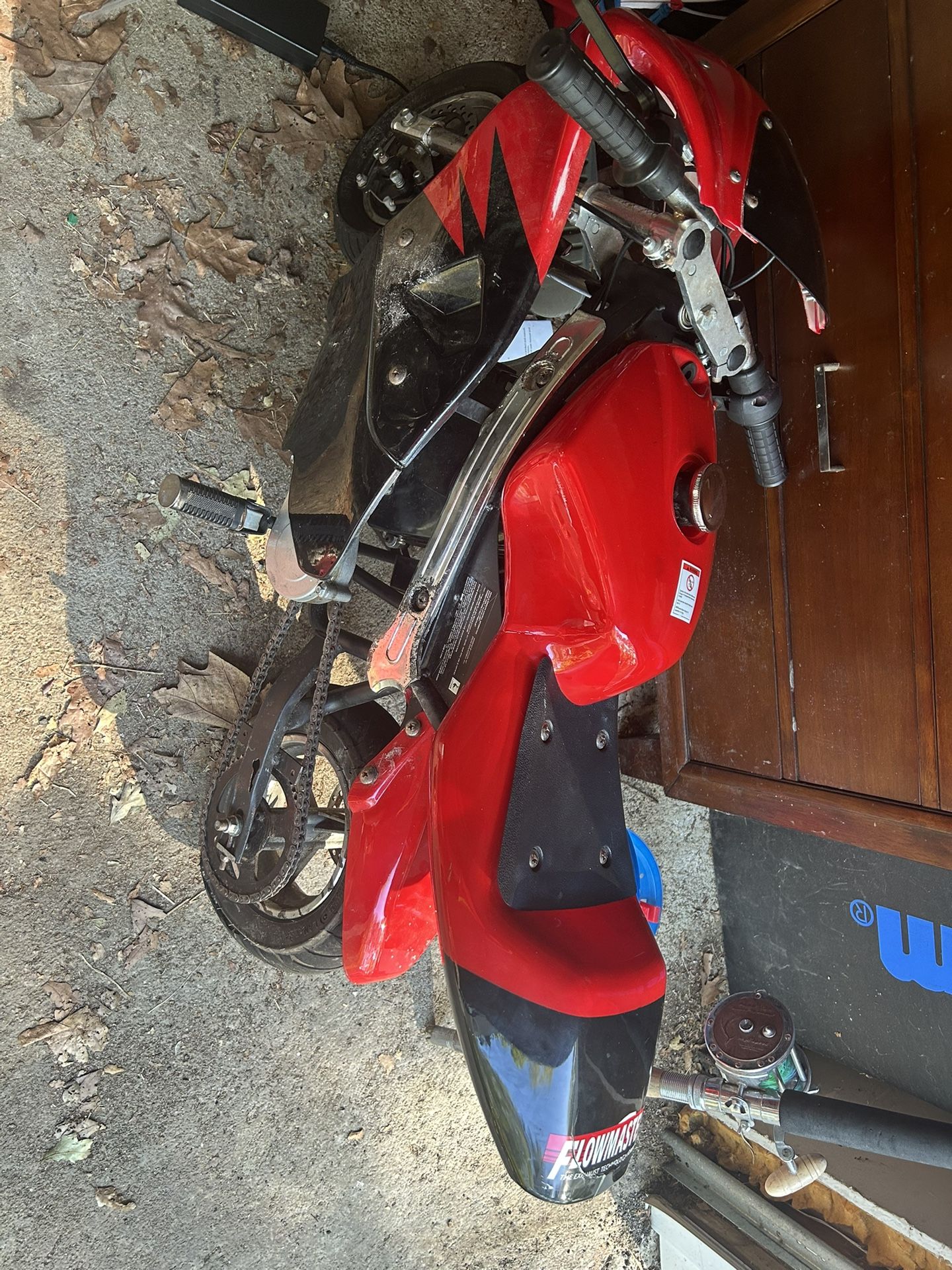 Mini Moto Red Gas 