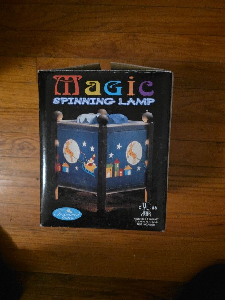 Vintage Magic Spinning Lamp by Treasured Times