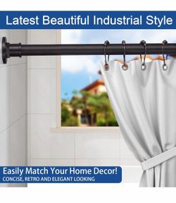 Bronze Adjustable Shower Curtain