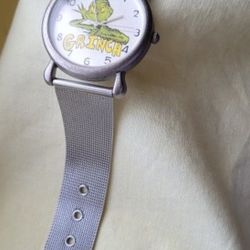 Dr. Seuss “The Grinch” Watch – 1997 Original – Running – Christmas Collectible