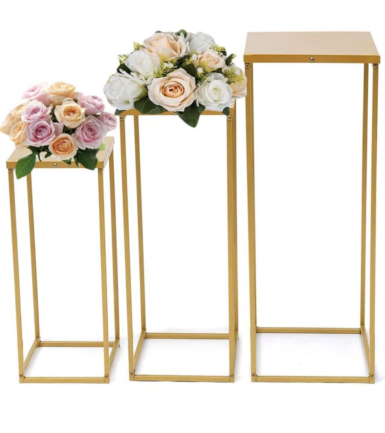 Gold Flowers Stands