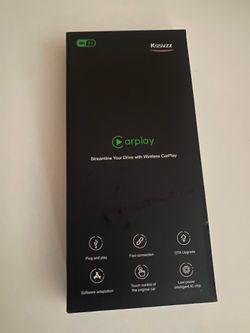 Kssvzz wireless CarPlay adapter converts wired systems for hands-free