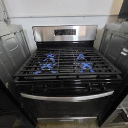 Whirlpool Gas Stove Stainless Steel 