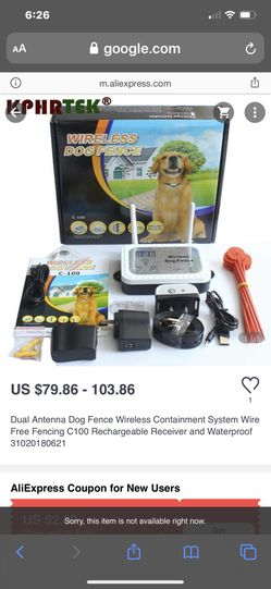 Wireless dog fence system