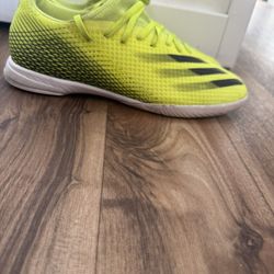 Adidas X Ghosted.3 Indoor Soccer Shoes - Yellow/Black - Men's Size 9 (FW6937)