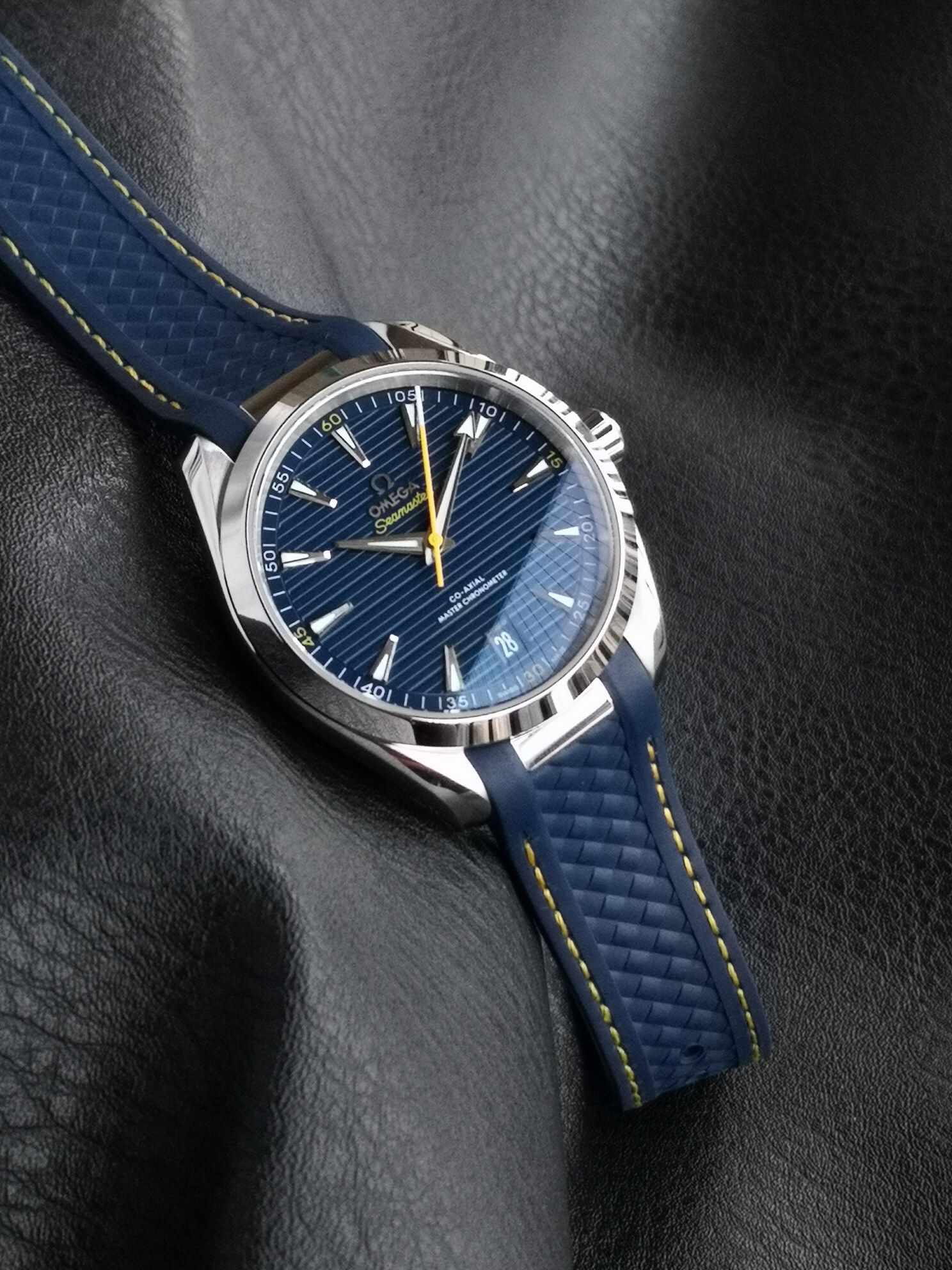 Omega Seamaster Aqua Terra Blue Dial Watch