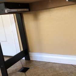 Black Used IKEA Desk 