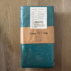 Urban Villa 12 Pack Napkin Set Turquoise 100% Cotton