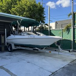 1995 18’ Excel W/ Mercury 150 EFI + Trailer