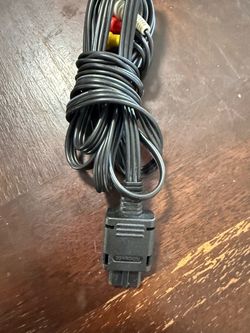 Original Nintendo NES AV Cables OEM Composite RCA Audio Video