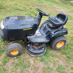 Poulan Pro 42 Inch Cut 17.5 Hp Briggs And Stratton Motor Riding Lawn Mower 