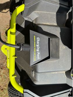 Electric riding mower
