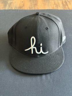 IN4M Black Hi Script Hat