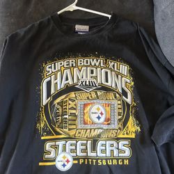Vintage Reebok Steelers Super bowl shirt