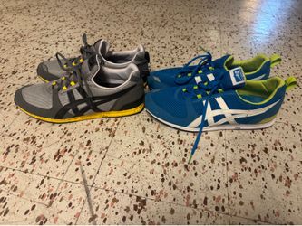 2 Pairs of ASICS Onitsuka Tiger Ult-Racer Sneakers - Size 9 (Bundle)