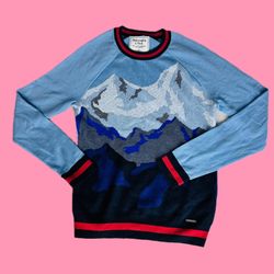 Abercrombie & Fitch Embellished Mountain Crew Sweater