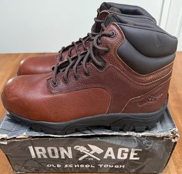 Iron Age - Men’s Trencher 6” Work Boot | Brown & Black | Size 12 M [Brand New]