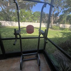 Power Tower Dip Station Pull Up Bar