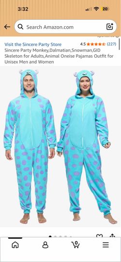 Monsters Inc. Sully Adult Onesie Pajamas