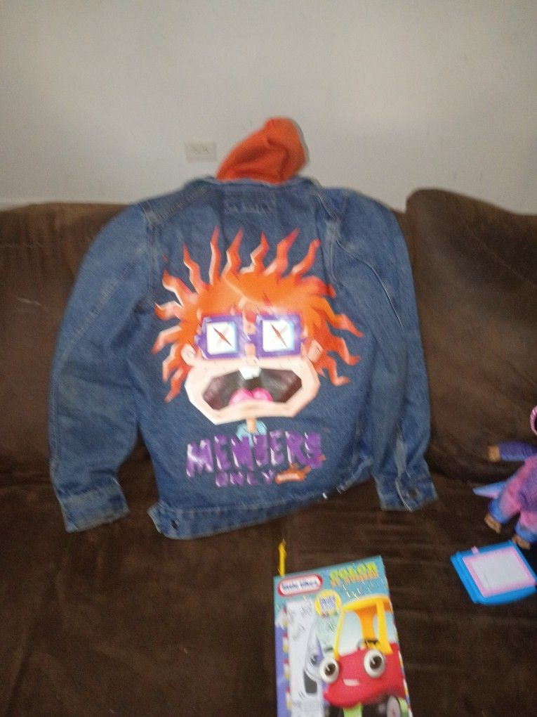 RUGRATS Jean jacket With Zipper And Button Up