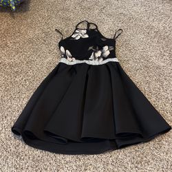 Black Floral Dress
