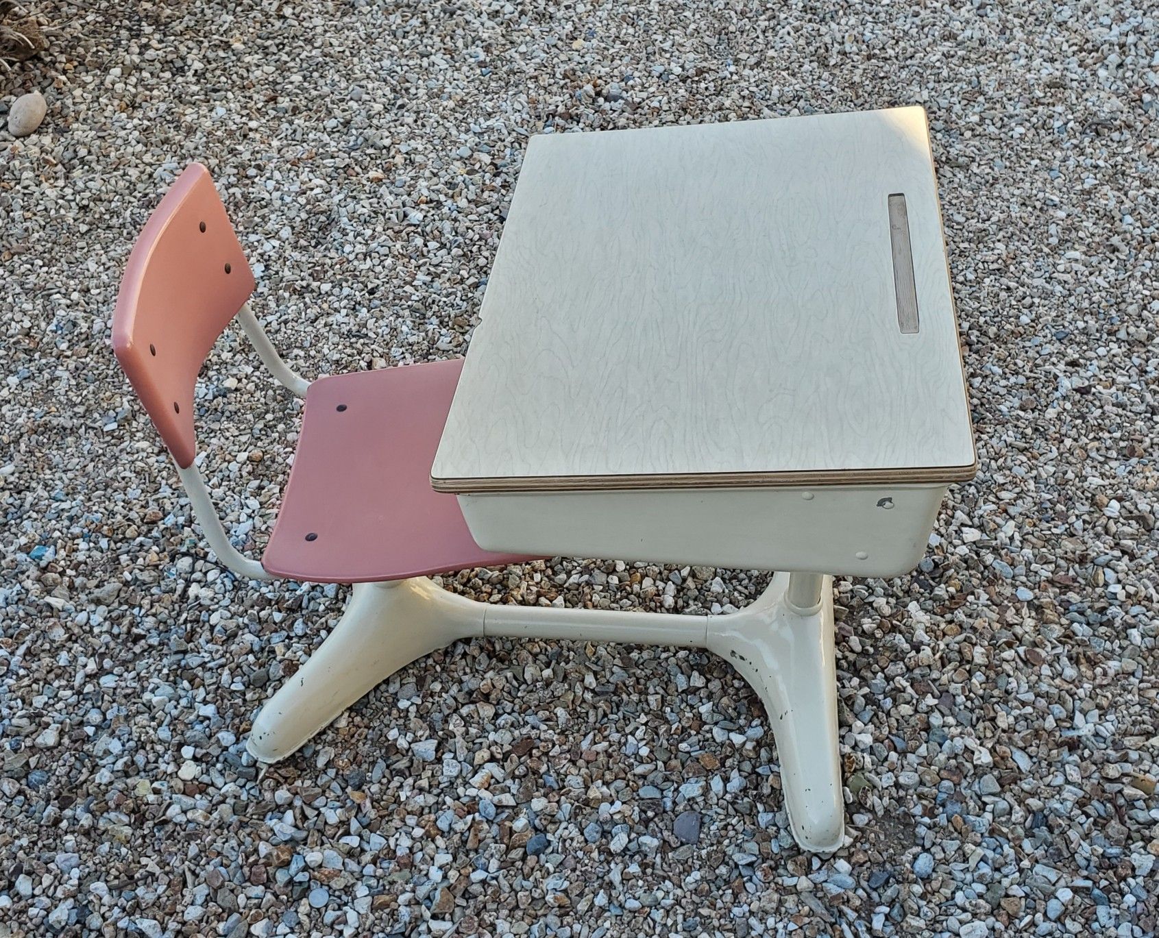 Child's Metal Desk