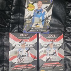 2025 Nascar Racing Cards! 2 Prizm Blaster Box! 1 Select Blaster Box! New Factory Sealed! ColorBlast?