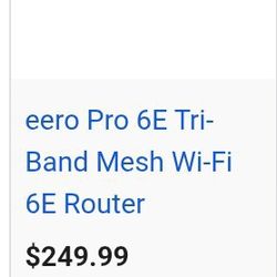EERO PRO 6E wifi Router 