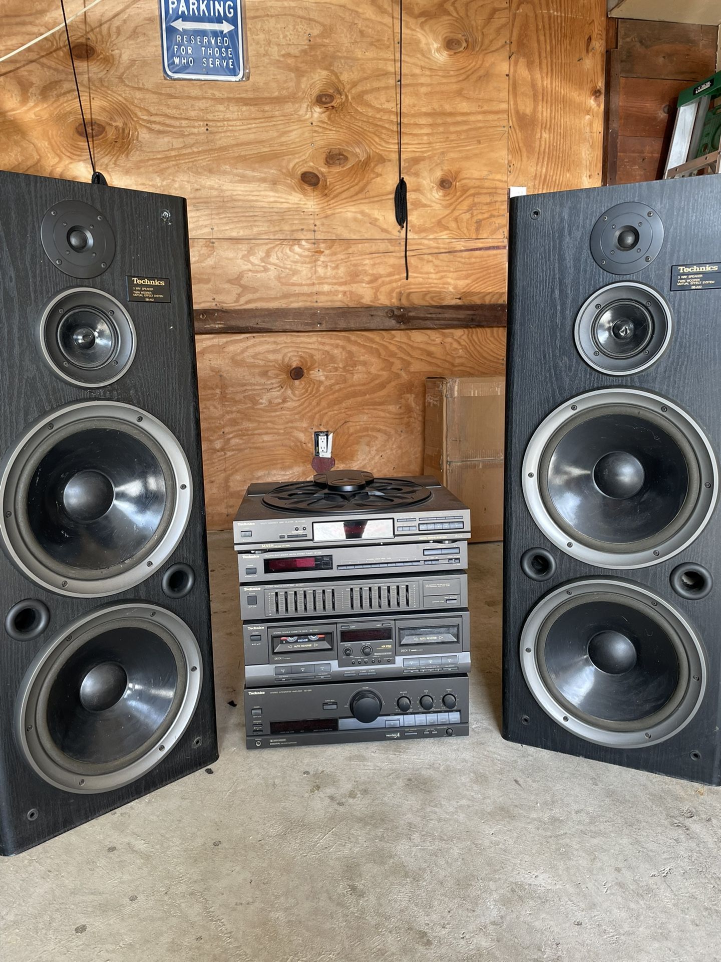 Home Entertainment Stereo Stack System