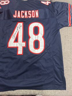 D'Marco Jackson signed/autograph Custom Jersey- JSA Coa- Chicago Bears