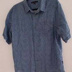 Camisa Jhon Varvatos En Perfecto Estado Que Corre Como Large Muy Bonita De Algodón 