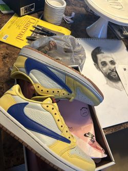 Travis Scott Jordan 1 Canary